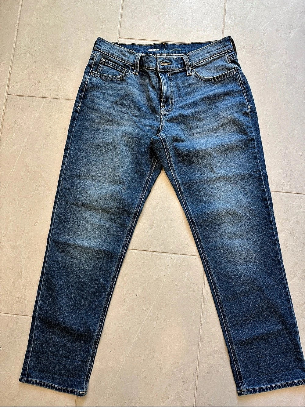 Old Navy Mid-Rise Wow Boyfriend Jeans Blue Size 6